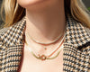 Medium Diamond Bezel Necklace
