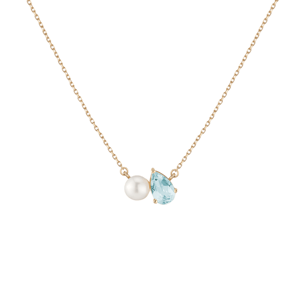 Pearl Toi et Moi Necklace