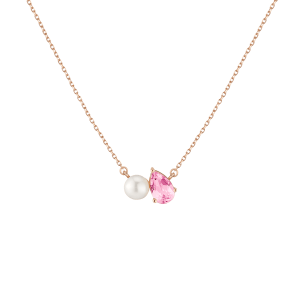 Pearl Toi et Moi Necklace