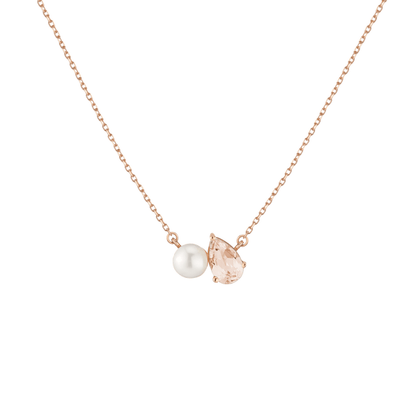Pearl Toi et Moi Necklace