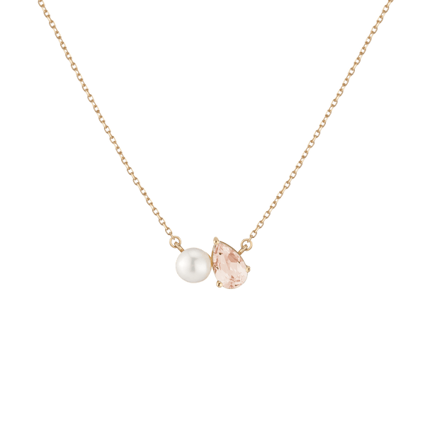 Pearl Toi et Moi Necklace