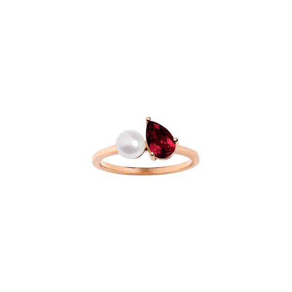 Pearl Toi et Moi Ring