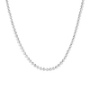 Diamond Bezel Tennis Necklace