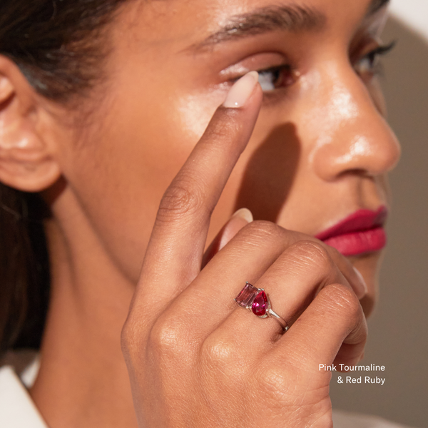 Toi et Moi Gemstone Classic Ring
