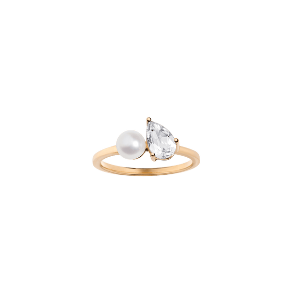 Pearl Toi et Moi Ring