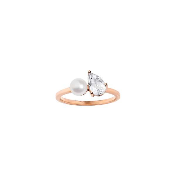 Pearl Toi et Moi Ring