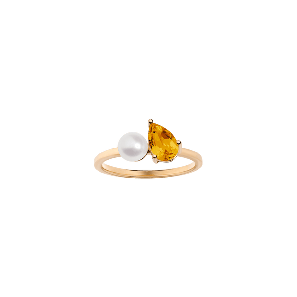 Pearl Toi et Moi Ring