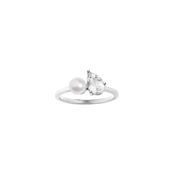 Pearl Toi et Moi Ring