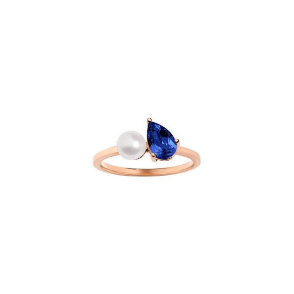 Pearl Toi et Moi Ring