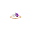 Pearl Toi et Moi Ring