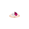 Pearl Toi et Moi Ring