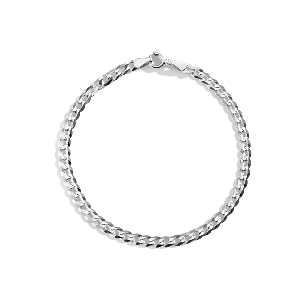Large Gold Curb Chain Anklet