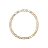 Large Gold Figaro Chain Anklet