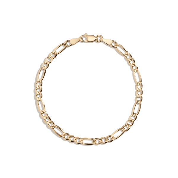 Large Gold Figaro Chain Anklet