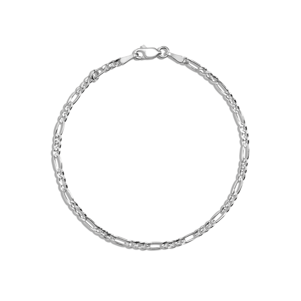 Medium Gold Figaro Chain Bracelet
