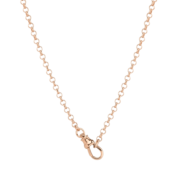 Gold Rolo Chain Necklace