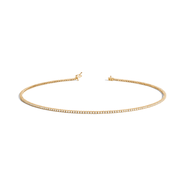 Classic Diamond Tennis Necklace