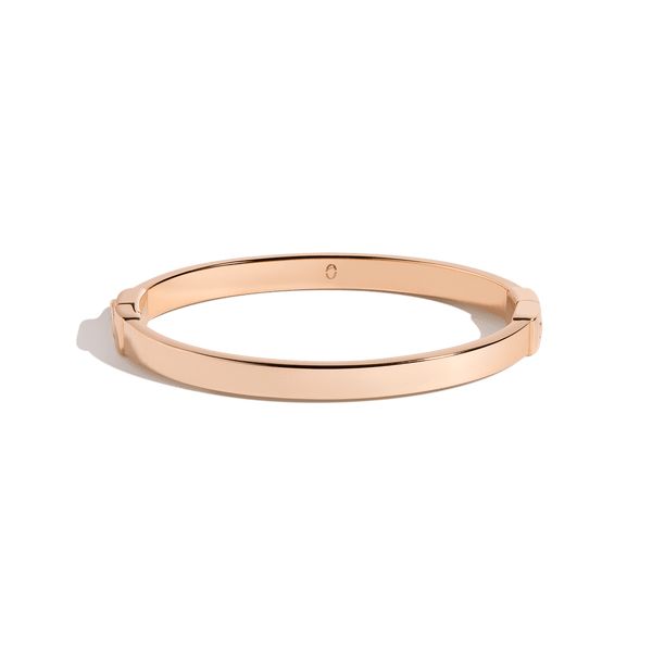 Classic Gold Hinged Bracelet