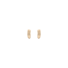 Crossover Huggie Earrings