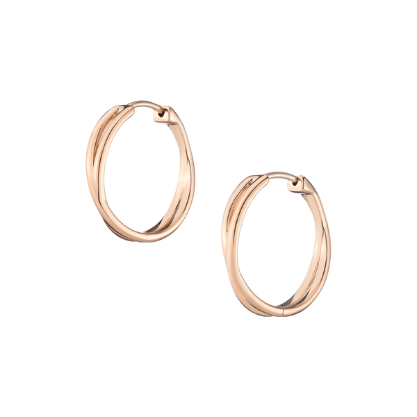 Crossover Hoop Earrings