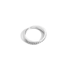 Diamond Crossover Ring