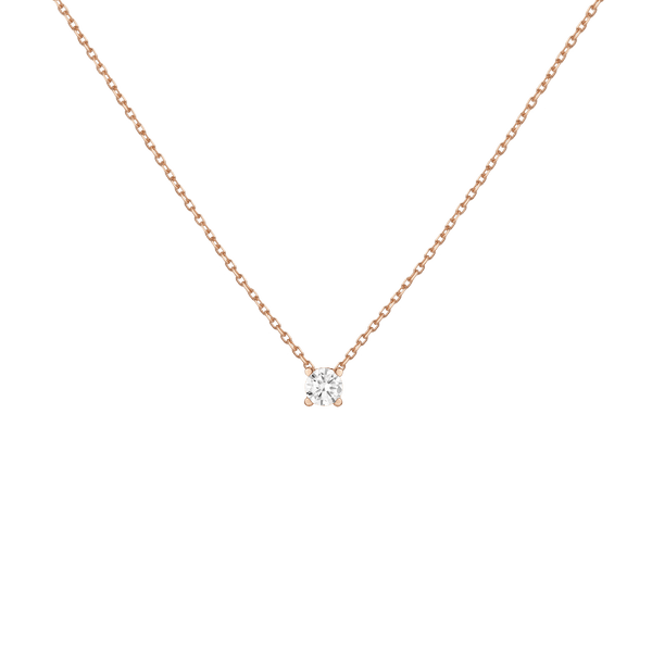 Lab Grown Diamond Solitaire Necklace