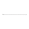 Lab Grown White Sapphire Baguette Tennis Bracelet