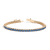 Lab Grown Blue Sapphire Tennis Bracelet - 6ct