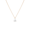 Pear Gemstone Solitaire Necklace