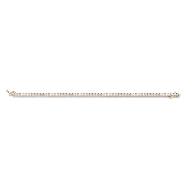 Lab Grown White Sapphire Tennis Bracelet - 6ct