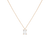 Emerald Gemstone Solitaire Necklace