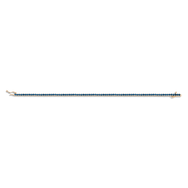 Lab Grown Blue Sapphire Tennis Bracelet
