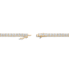 Lab Grown White Sapphire Tennis Necklace