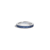 Lab Grown Blue Sapphire Baguette Eternity Ring