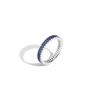 Lab Grown Blue Sapphire Baguette Eternity Ring