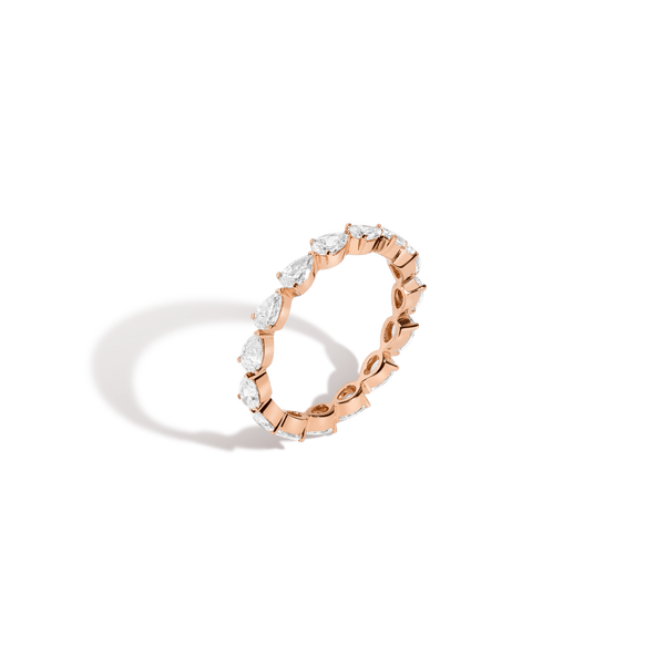Pear Lab Grown Diamond Eternity Ring