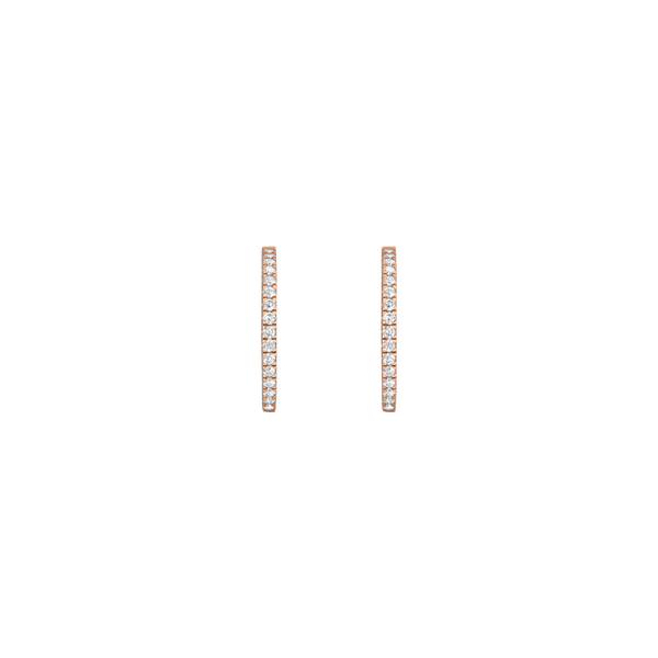 Lab Grown Diamond Hoop Earrings