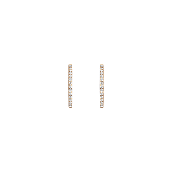 Lab Grown Diamond Hoop Earrings