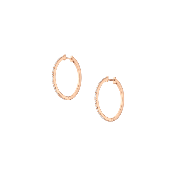 Lab Grown Diamond Hoop Earrings