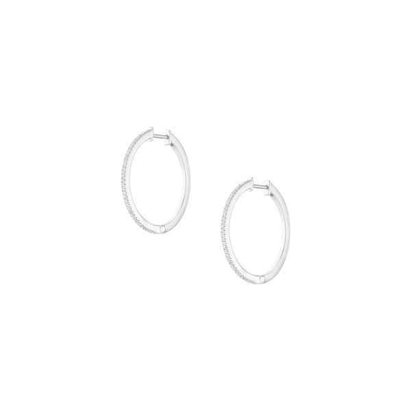 Lab Grown Diamond Hoop Earrings