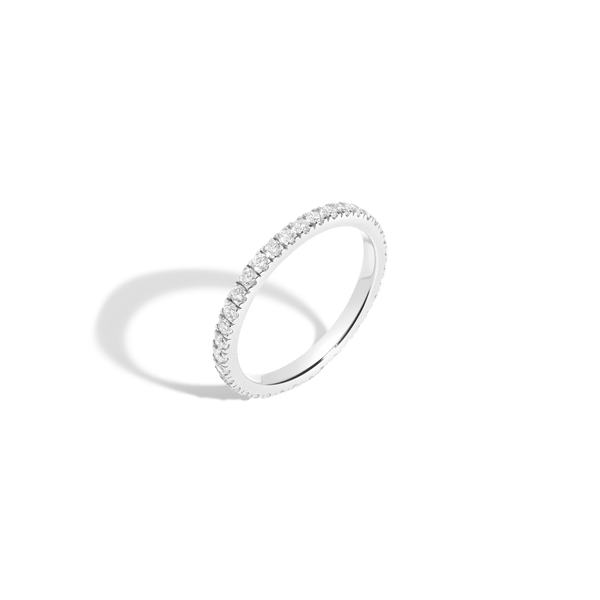 Pavé Lab Grown Diamond Eternity Ring