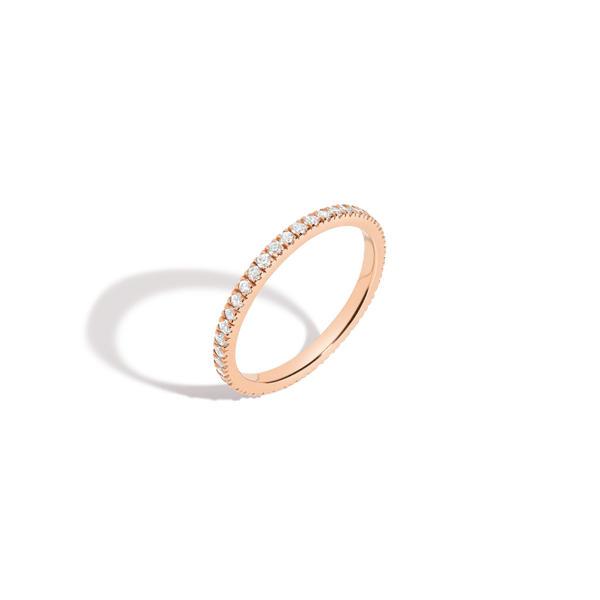 Pavé Lab Grown Diamond Eternity Ring