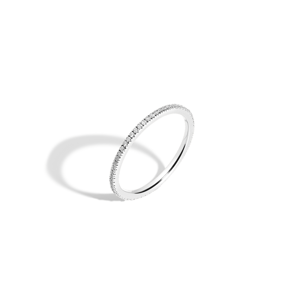 Pavé Lab Grown Diamond Eternity Ring