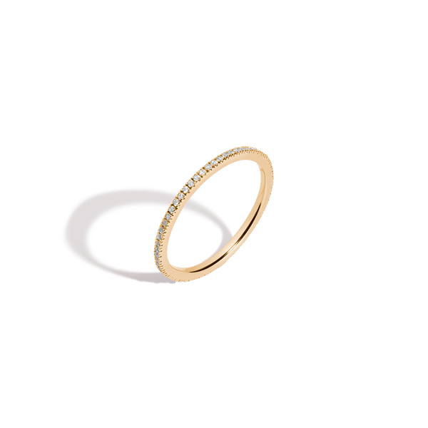 Pavé Lab Grown Diamond Eternity Ring