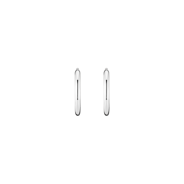 Gold Hoop Earrings - 3mm (25mm)