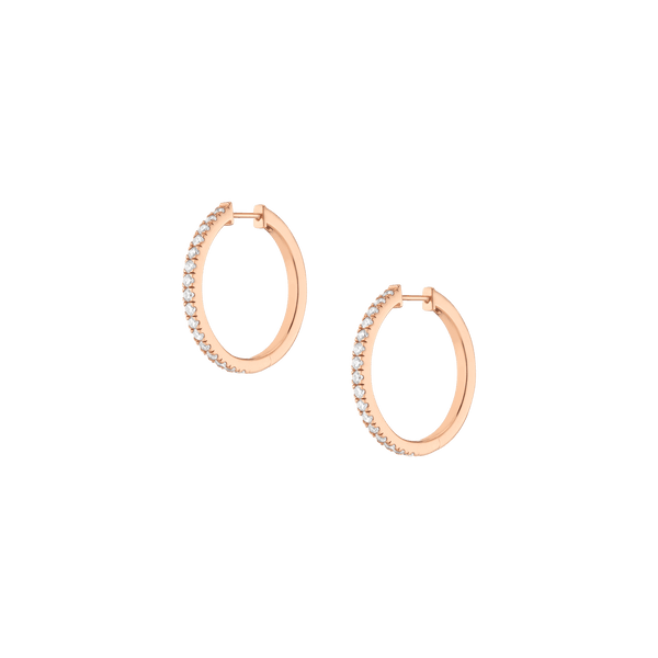 Lab Grown Diamond Hoop Earrings