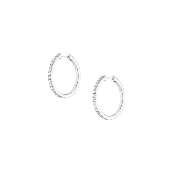 Lab Grown Diamond Hoop Earrings