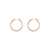 Gold Hoop Earrings - 2mm