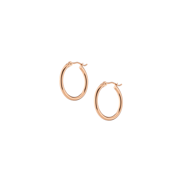 Gold Hoop Earrings - 2mm