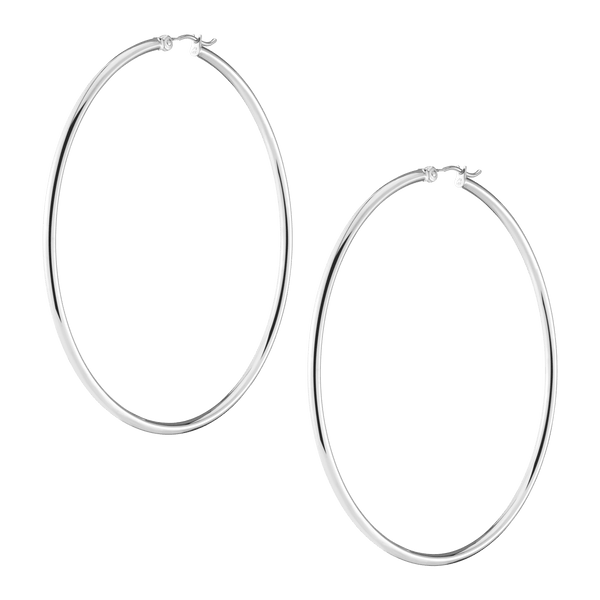 Gold Hoop Earrings - 2mm